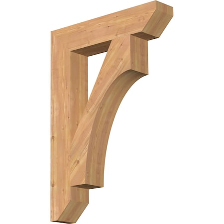 Ekena Millwork Westlake Slat Smooth Bracket, Western Red Cedar, 5 1/2"W x 28"D x 40"H BKT06X28X40WTL06SWR